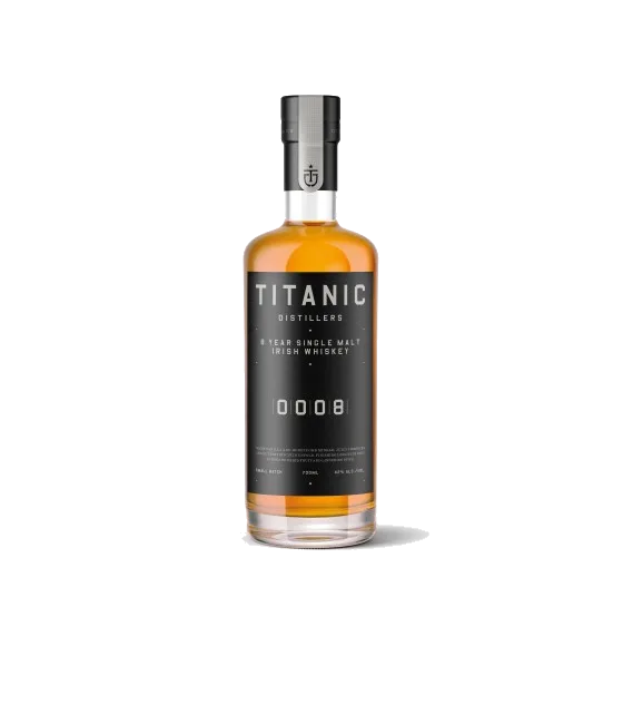 Titanic 8 year, fles bij slijterij t Bockje in Bathmen