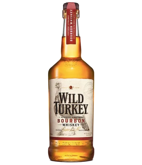 Wild Turkey 81 Proof Bourbon Kentucky Straight Whiskey, fles bij slijterij t Bockje in Bathmen