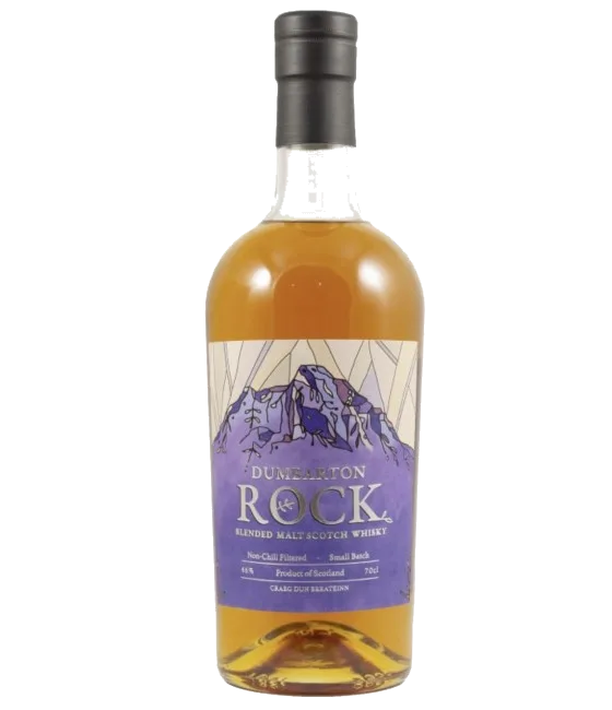 Dumbarton Rock Blended Malt Scotch Whisky, fles bij slijterij t Bockje in Bathmen