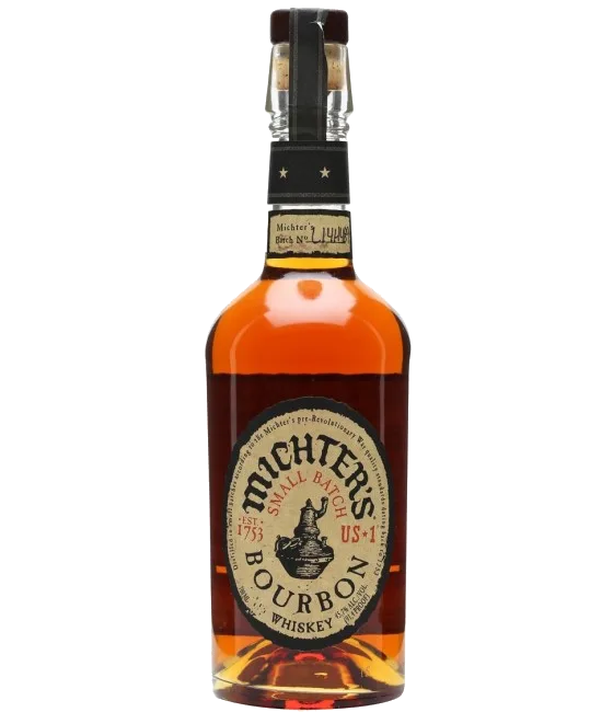 Michter’s Small Batch Bourbon Whiskey, fles bij slijterij t Bockje in Bathmen