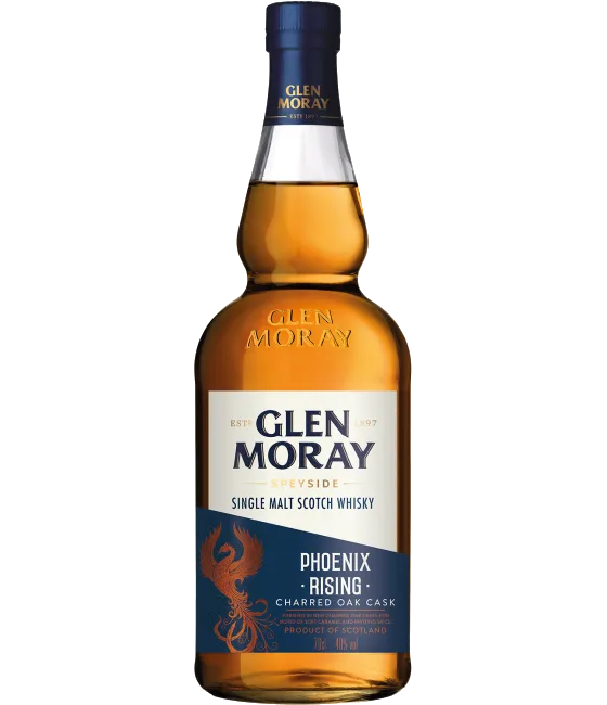 Glen Moray Phoenix Rising, fles bij slijterij t Bockje in Bathmen