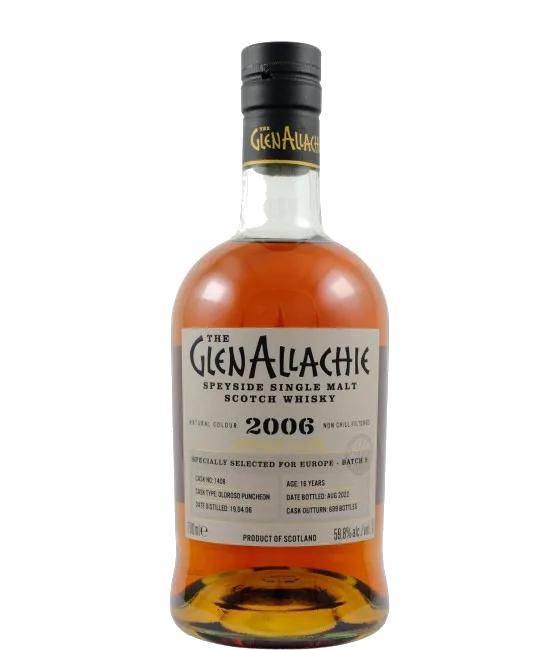 Glenallachie 2006 Single Cask, fles bij slijterij t Bockje in Bathmen