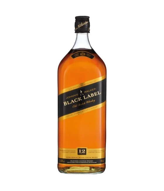 Johnnie Walker Black Label 12 Years Old 150cl, fles bij slijterij t Bockje in Bathmen