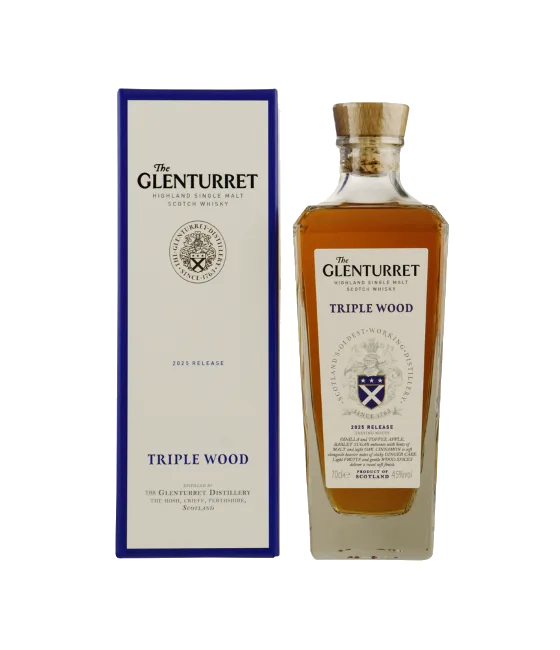 Glenturret Triple Wood 2025, fles bij slijterij t Bockje in Bathmen