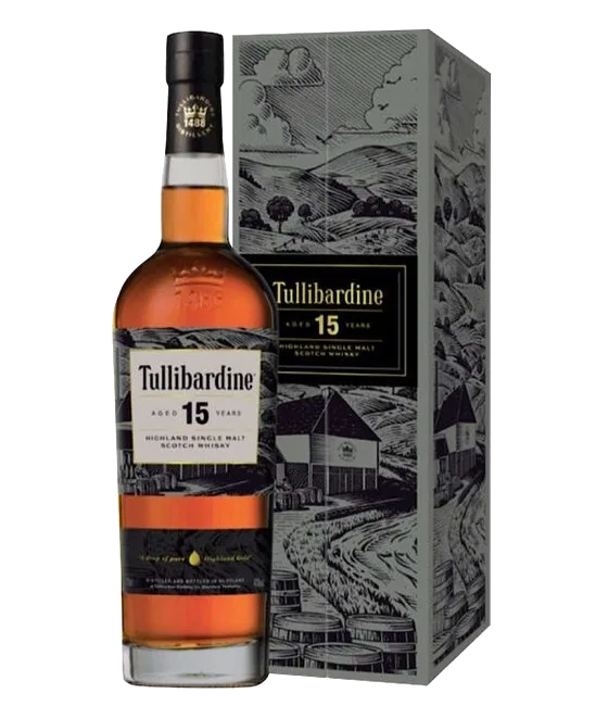 Tullibardine 15 Years, fles bij slijterij t Bockje in Bathmen