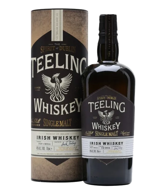 Teeling Irish Single Malt Whisky, fles bij slijterij t Bockje in Bathmen