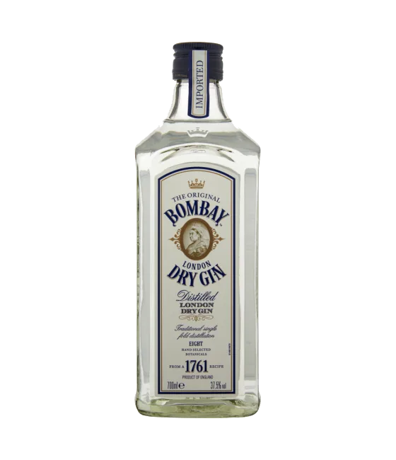 Bombay Dry Gin, fles bij slijterij t Bockje in Bathmen