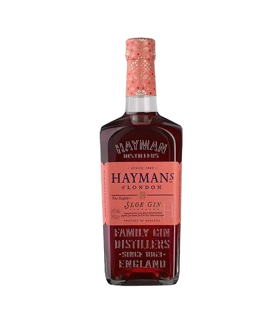 Hayman’s Sloe Gin, fles bij slijterij t Bockje in Bathmen
