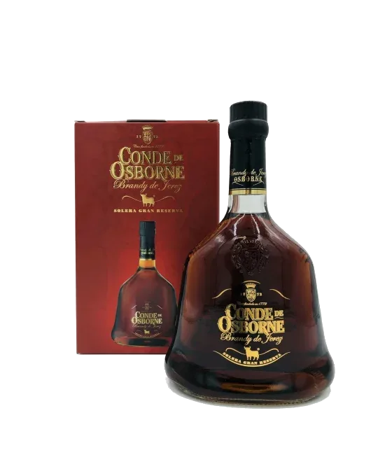 Conde De Osborne Gran Reserva, fles bij slijterij t Bockje in Bathmen