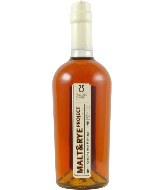 Wagging Finger Malt & Rye Project, fles bij slijterij t Bockje in Bathmen