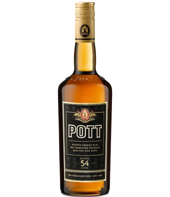 Pott 54 Rum, fles bij slijterij t Bockje in Bathmen