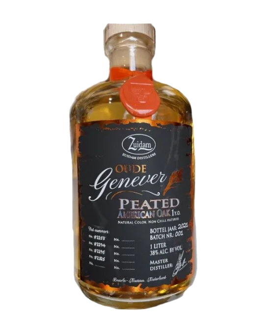 Zuidam Oude Genever Peated American Oak 1 Year Old