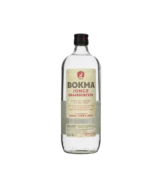 Bokma Jonge Jenever Rond 1 liter, fles bij slijterij t Bockje in Bathmen