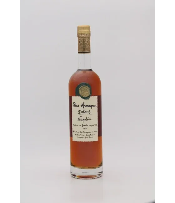 Armagnac Delord Napoleon 10 Years Old, fles bij slijterij t Bockje in Bathmen