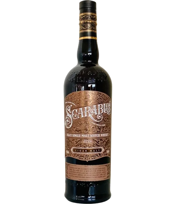 Scarabus Cigar Malt, fles bij slijterij t Bockje in Bathmen