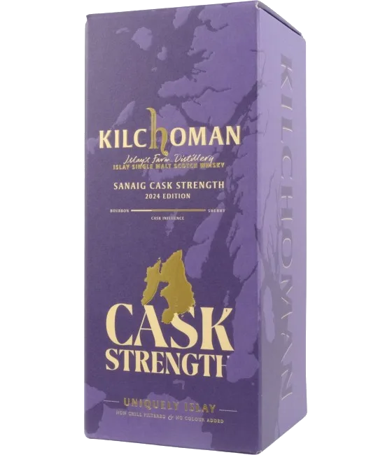 Kilchoman Sanaig Cask Strength 2024 Edition, fles bij slijterij t Bockje in Bathmen
