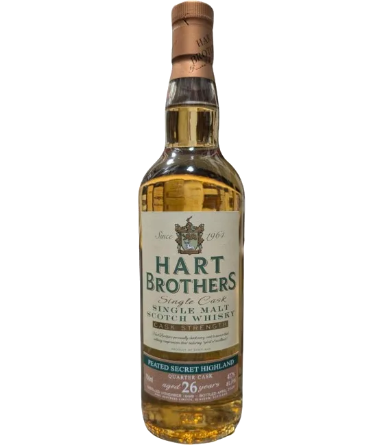 Hart Brothers Peated Secret Highland 26 Years Old 1999, fles bij slijterij t Bockje in Bathmen