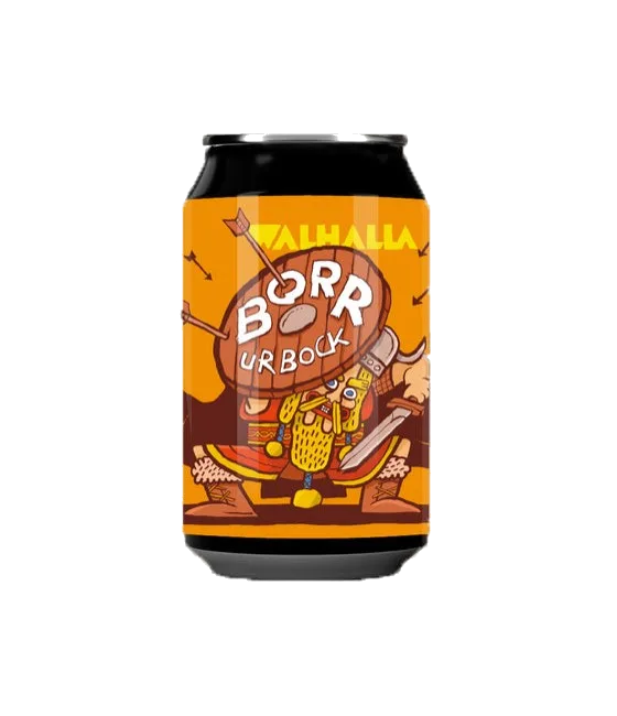 Walhalla BORR Urbock, fles bij slijterij t Bockje in Bathmen