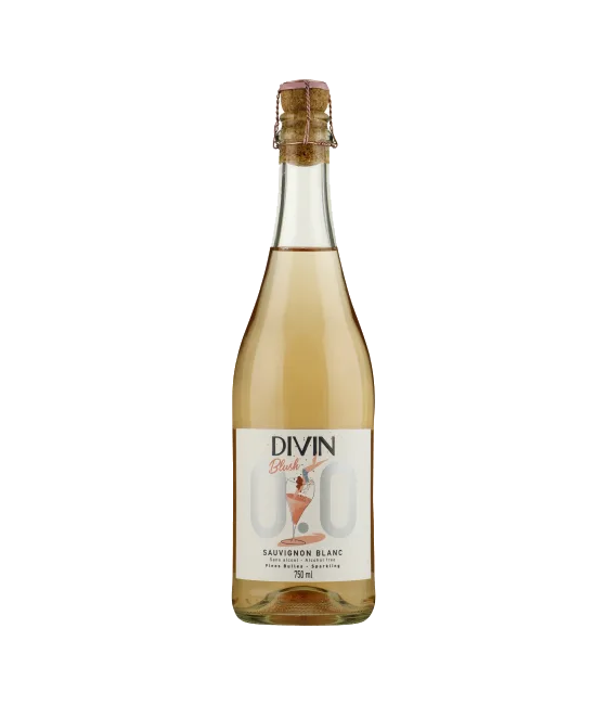 Divin Sparkling Sauvignon Blanc Blush 0.0, fles bij slijterij t Bockje in Bathmen