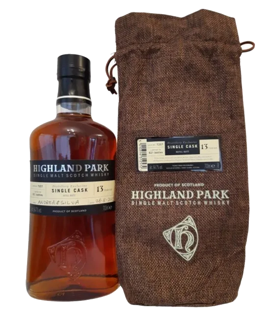 Highland Park 13 Years Old Single Cask, fles bij slijterij t Bockje in Bathmen