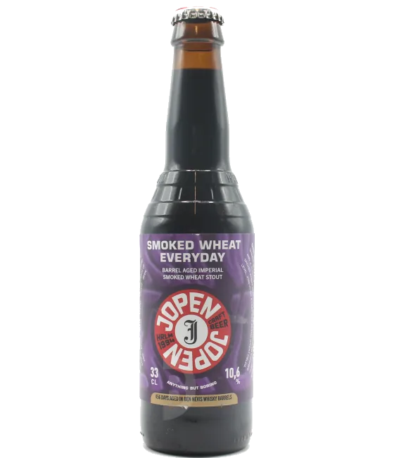 JOPEN Smoked Wheat Everyday Barrel Aged Ben Nevis, fles bij slijterij t Bockje in Bathmen