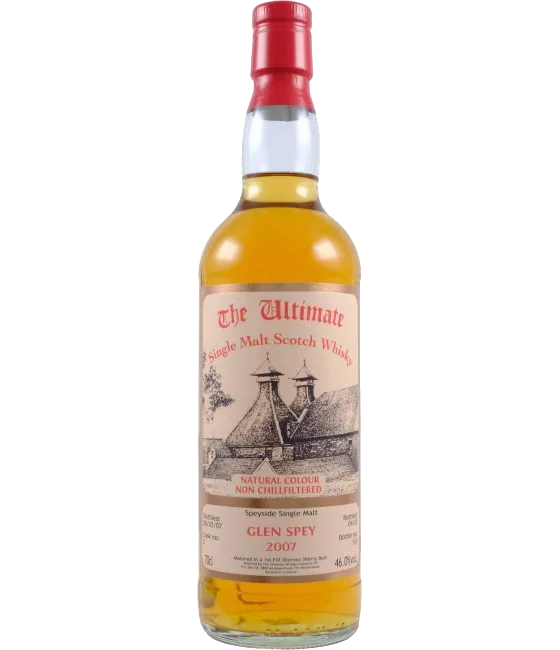 The Ultimate Glen Spey 16 Years Old 2007 #2, fles bij slijterij t Bockje in Bathmen