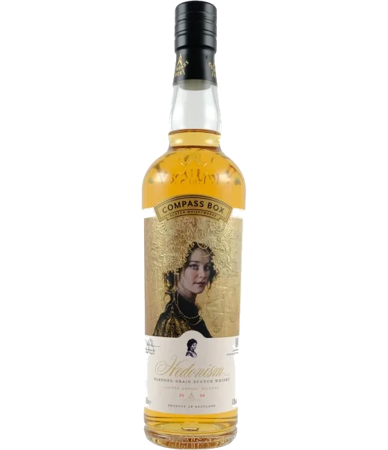 Compass Box Hedonism 2024, fles bij slijterij t Bockje in Bathmen