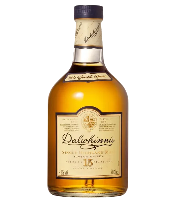 Dalwhinnie 15 Years Old Highland Single Malt Whisky, fles bij slijterij t Bockje in Bathmen