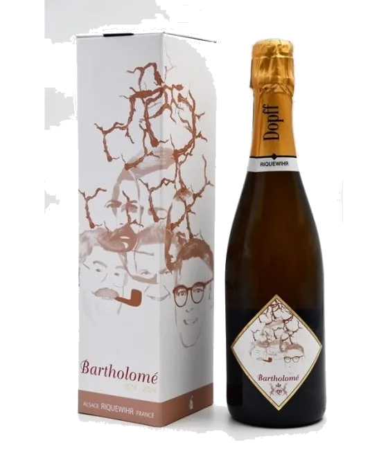 Dopff Crémant Bartholomé, fles bij slijterij t Bockje in Bathmen