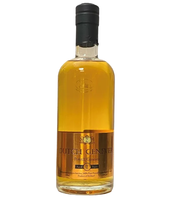 Zuidam Dutch Potstill Genever 1 Year Old, fles bij slijterij t Bockje in Bathmen