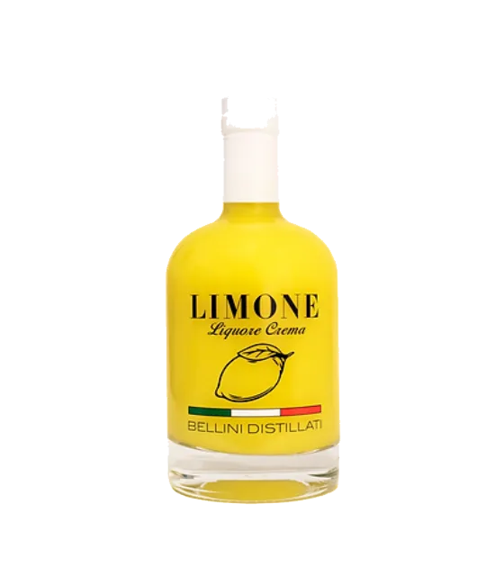 Bellini Liquore Crema Limone / Citroen, fles bij slijterij t Bockje in Bathmen