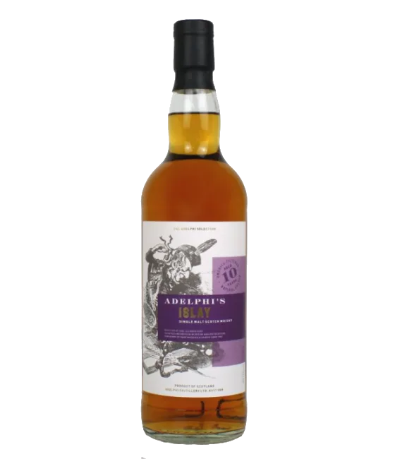 Adelphi’s Islay 10 Years Old, fles bij slijterij t Bockje in Bathmen