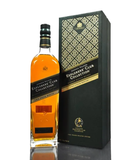 Johnnie Walker The Gold Route, fles bij slijterij t Bockje in Bathmen