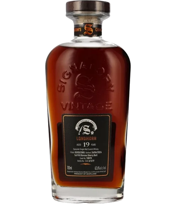 Signatory Vintage Longmorn 19 Years Old 2005 #18070