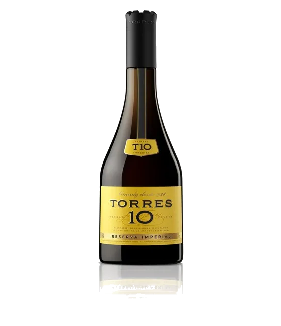 Torres Brandy 10Y Reserva Imperial, fles bij slijterij t Bockje in Bathmen