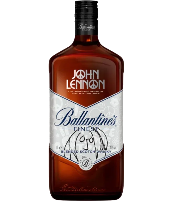 Ballantine’s Finest John Lennon Limited Edition, fles bij slijterij t Bockje in Bathmen