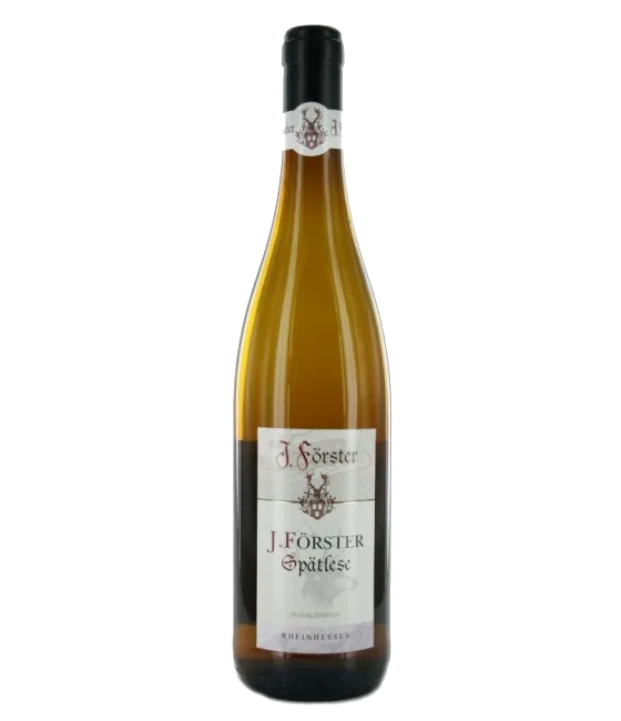 J.Förster Rheinhessen Spätlese, fles bij slijterij t Bockje in Bathmen