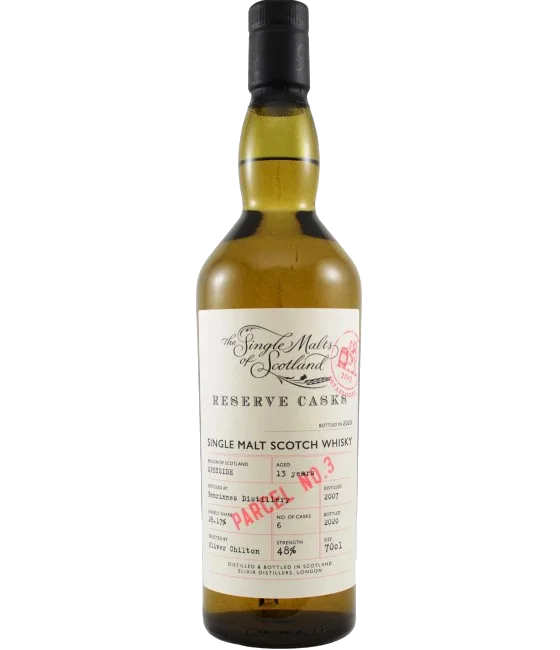 THE SINGLE MALTS OF SCOTLAND Benrinnes 13 Years Old, fles bij slijterij t Bockje in Bathmen