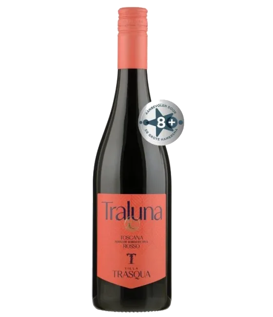 Villa Trasqua Rosso Toscana Traluna, fles bij slijterij t Bockje in Bathmen