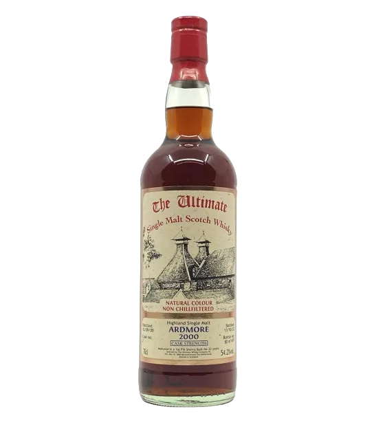 The Ultimate Ardmore 2000 22 Years Old Cask Strength, fles bij slijterij t Bockje in Bathmen