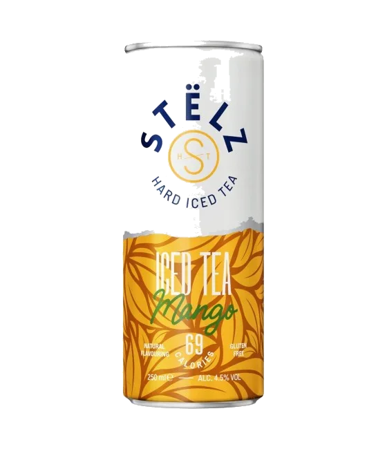 Stëlz Hard Iced Tea Mango, fles bij slijterij t Bockje in Bathmen