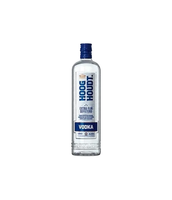 Hooghoudt Vodka, fles bij slijterij t Bockje in Bathmen