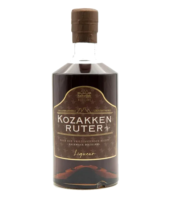 Kalkwijck Kozakken Ruter, fles bij slijterij t Bockje in Bathmen