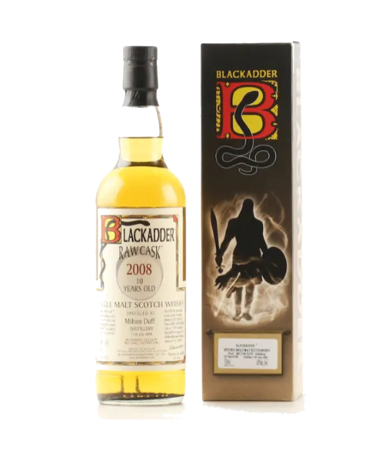 Blackadder Miltonduff 2008 10 Years Old, fles bij slijterij t Bockje in Bathmen