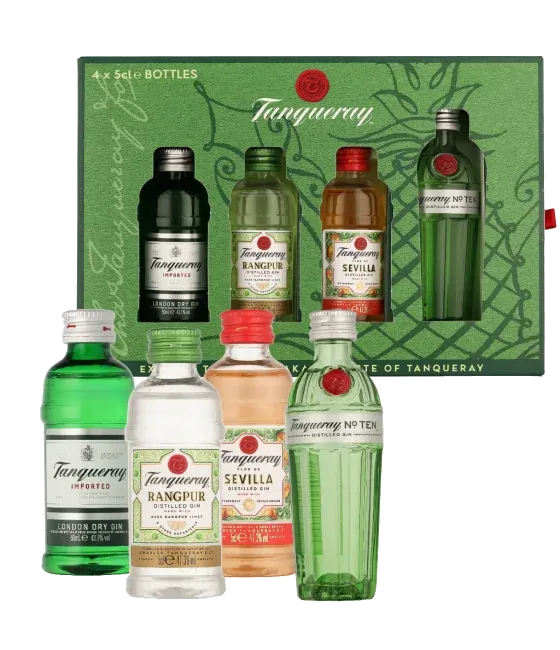 Tanqueray Exploration Pack, fles bij slijterij t Bockje in Bathmen