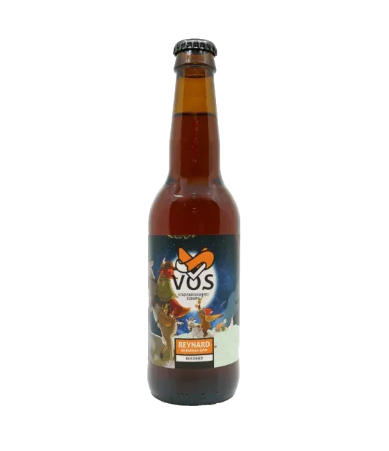Vos Reynard de Bokkenrijder Bockbier, fles bij slijterij t Bockje in Bathmen