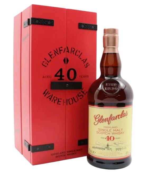 Glenfarclas 40 Years Old, fles bij slijterij t Bockje in Bathmen
