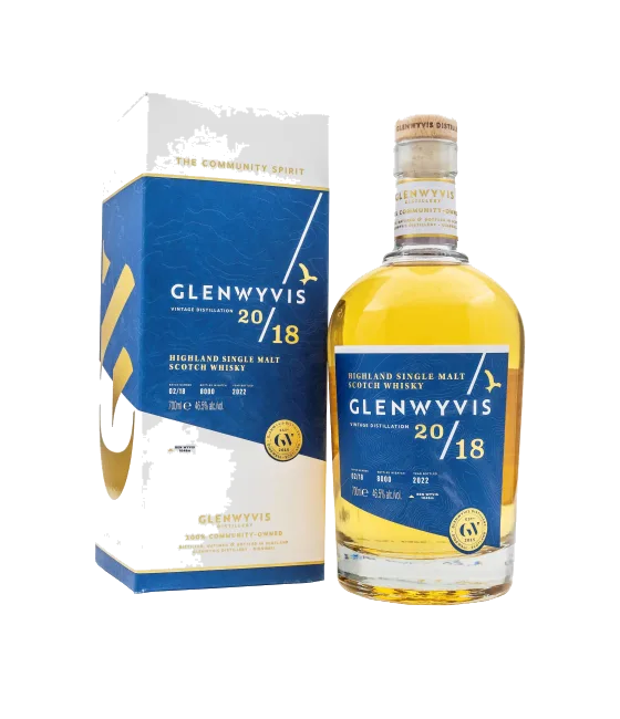 Glenwyvis 2018 4 Years Old, fles bij slijterij t Bockje in Bathmen