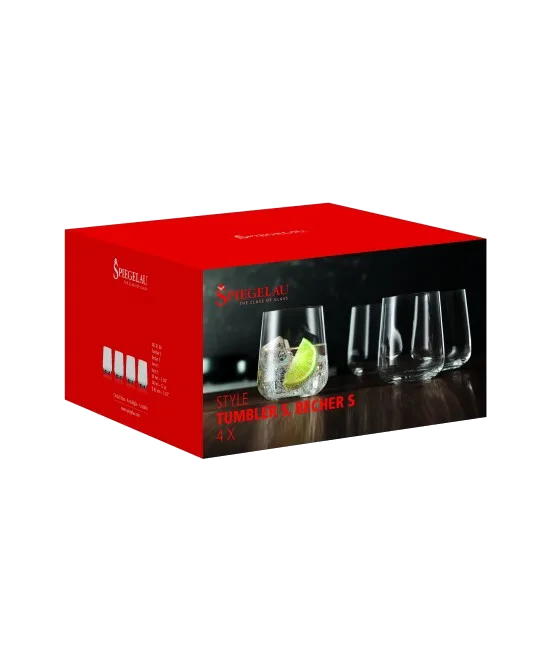 Spiegelau Tumbler (set van 4), fles bij slijterij t Bockje in Bathmen