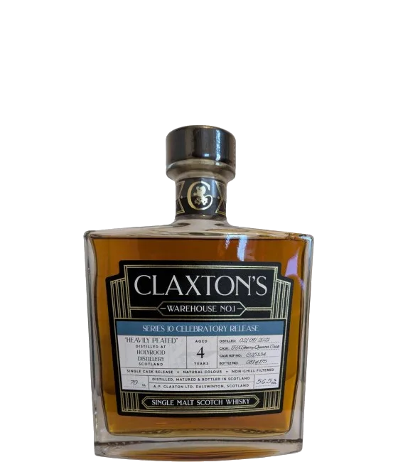 Claxton’s Warehouse No. 1 Holyrood 4 Years Old 2021, fles bij slijterij t Bockje in Bathmen